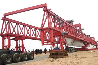 Grúa de montaje de puentes