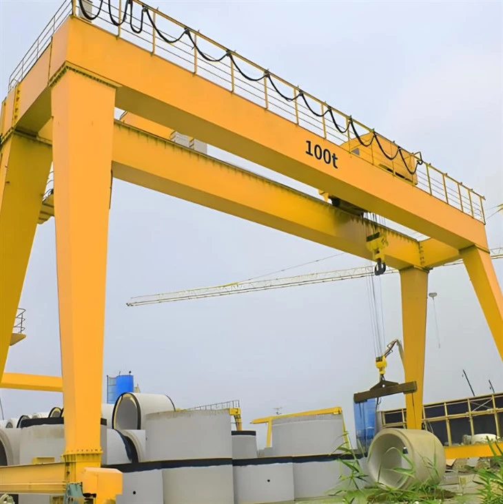 Crane de pilas de doble viga con polipasto eléctrico