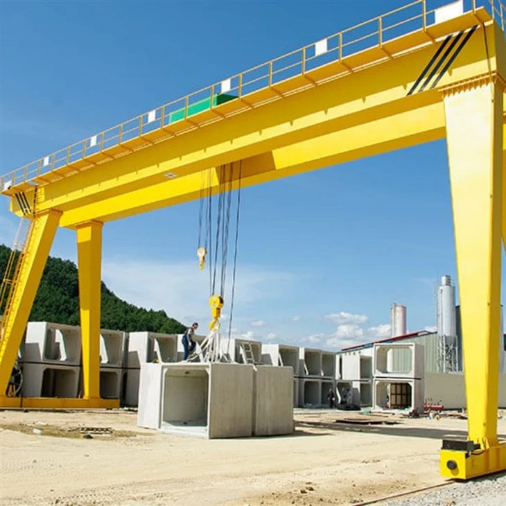 Double Girder Rail Mounted Goliath Crane