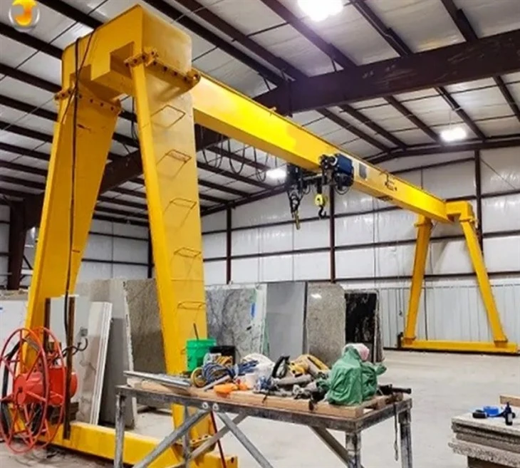 electric hoist single girder gantry crane(5)