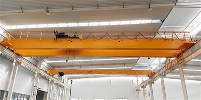 Grúa aérea de doble haz