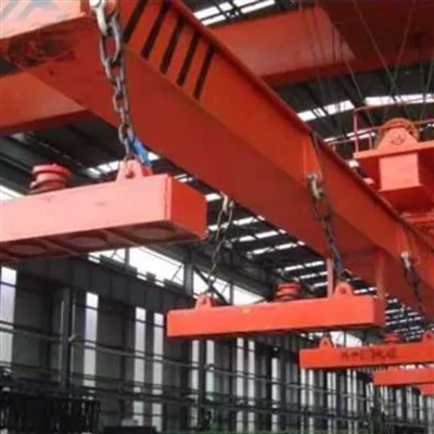 Grúa magnética eléctrica