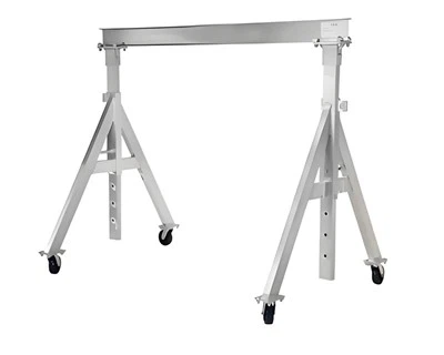 Grúa de pórtico de aluminio portátil